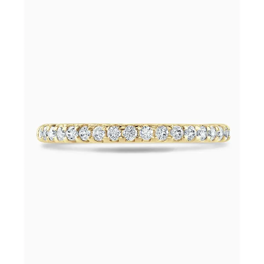 18Ct White Gold Rbc Dia Clw Set Half Et Style Rng 1