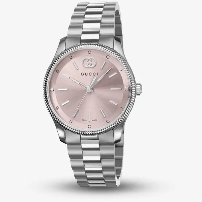 G-Timeless Pink Dial Bracelet Watch 1