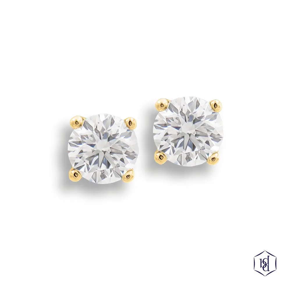 18Ct Yellow Gold Windsor Classic Earring Range. 1