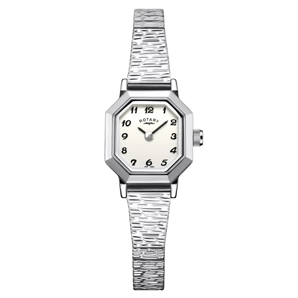 Lady's Heritage Altera Stainless Steel Octagonal Dial Expander Bracelet 1
