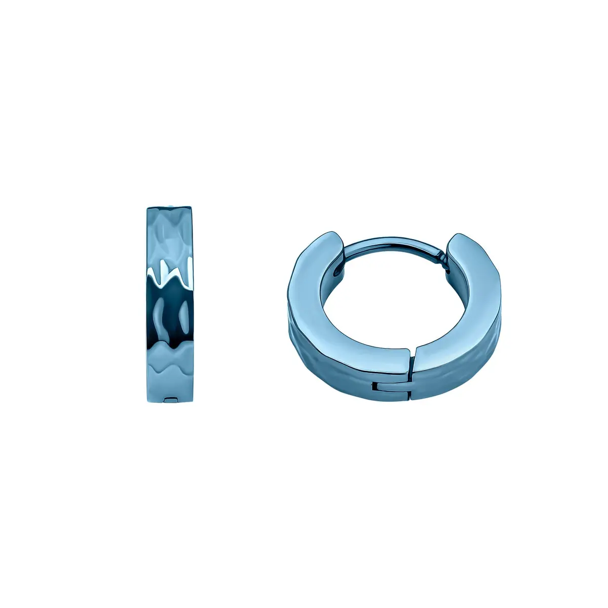 Fb Stainless Steel Blue Hoops 1