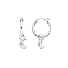 Silver Constant Circle Earrings 1