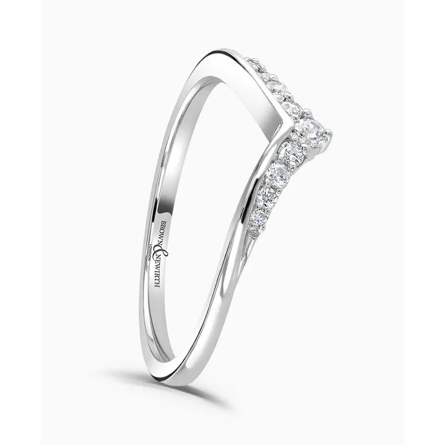 0.12Ct Platinum Dia Wishbone Het 1