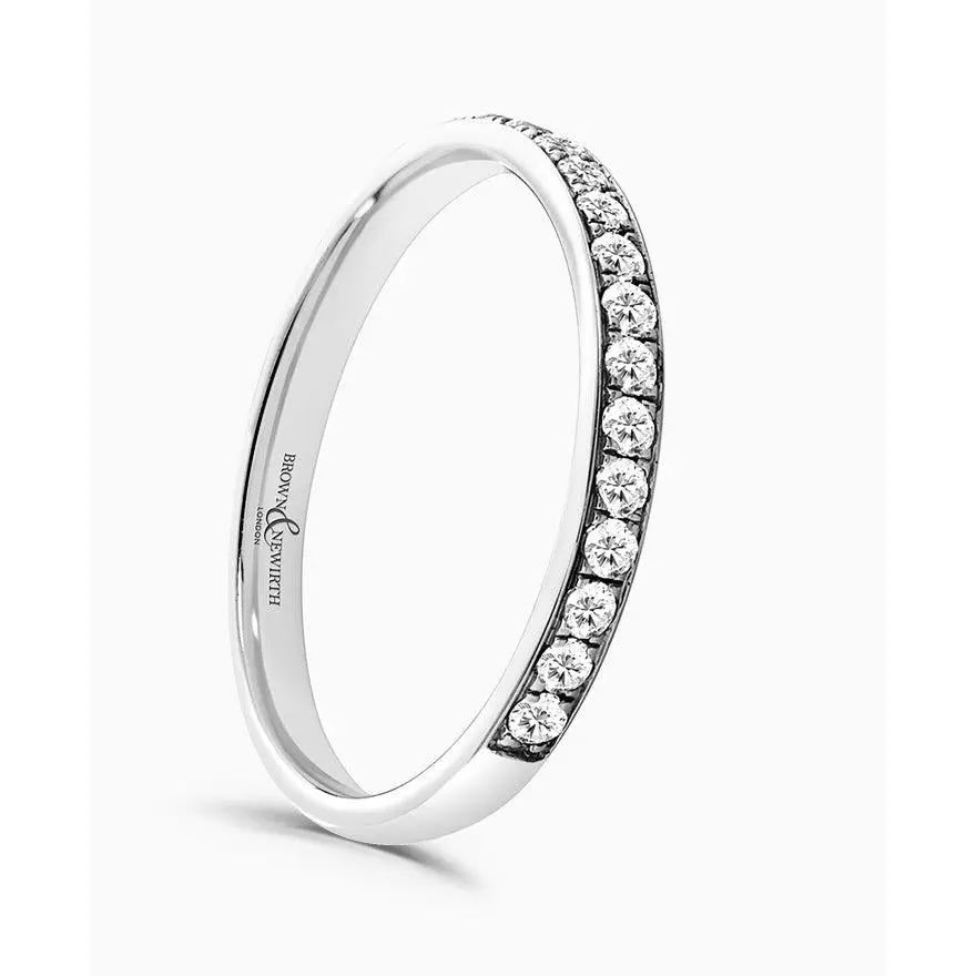 0.33Ct Platinum Dia Set Court 1