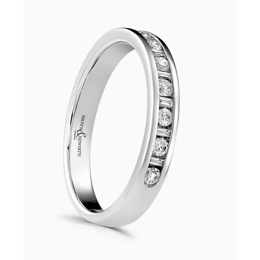 0.20Ct Platinum Dia Bag/Rb Chan Het 1