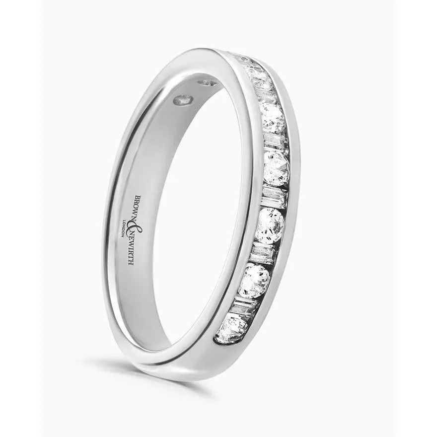 0.33Ct Platinum Dia Bag/Rb Chan Het 1