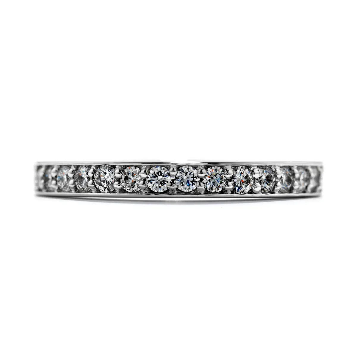 0.38Ct Truly Bridal 15-Round Brilliant Cut Diamond 18Ct White Gold Band 1