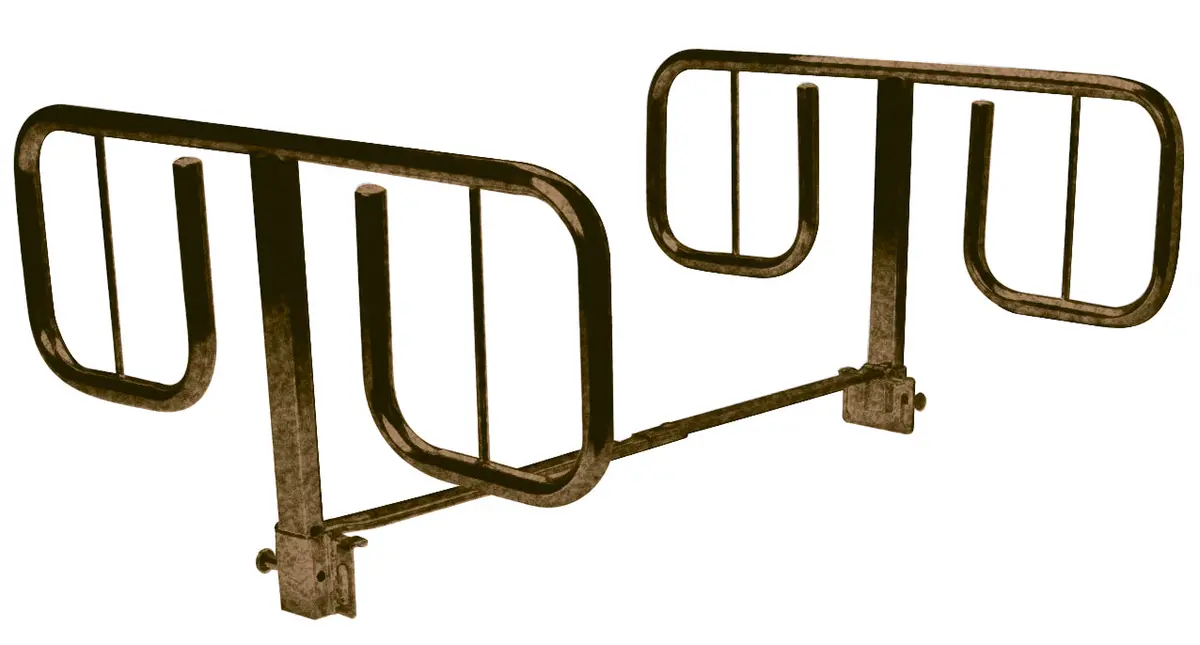Half Length "T" Style Bed Rails, 1 Pair 1