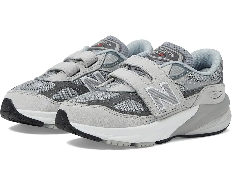 New Balance Kids -990V6-Little Kid Color;Grey/Silver Size 13.5, Width;W 1