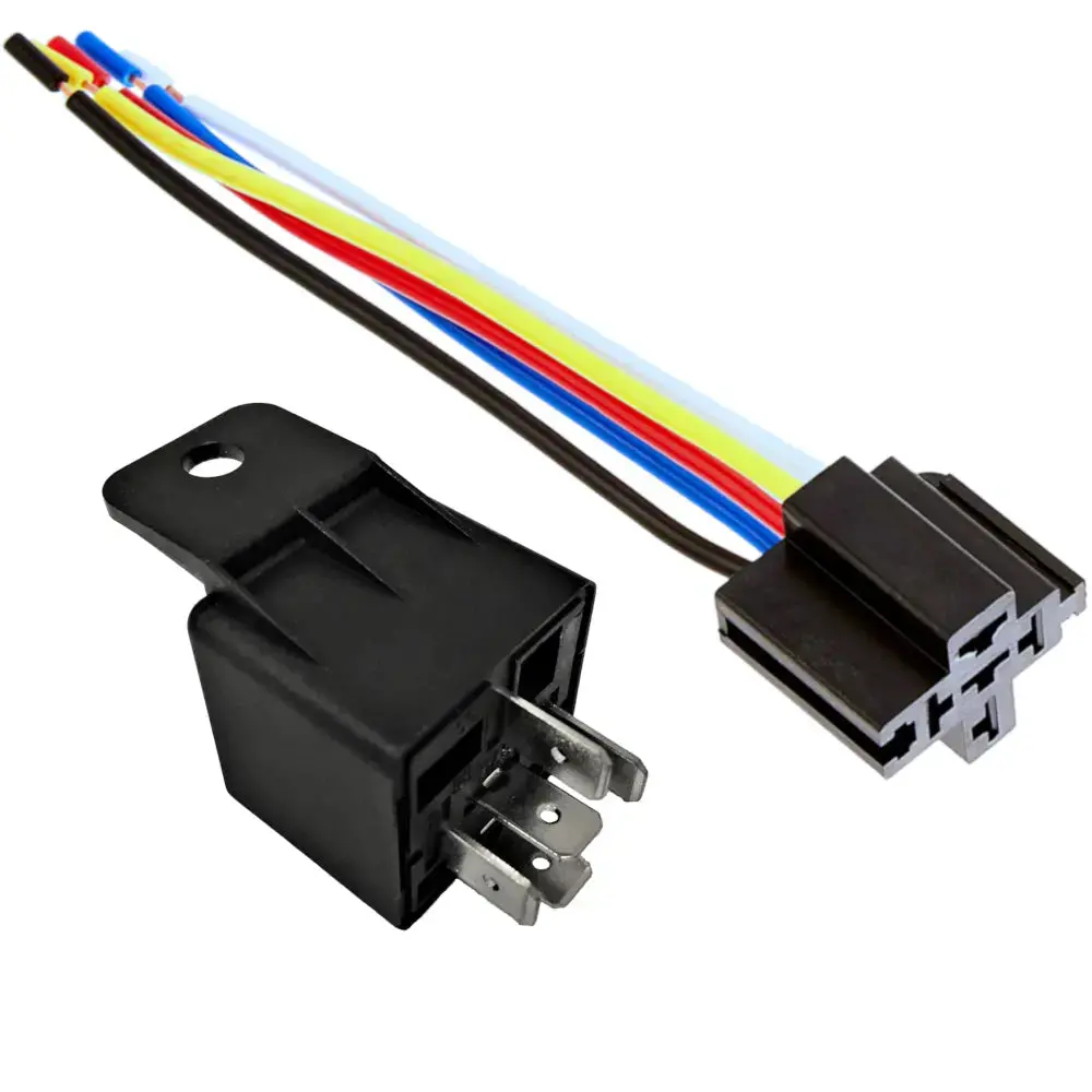 12V 30 40A Spdt Bosch Style Automotive Relays & Socket Harness 1