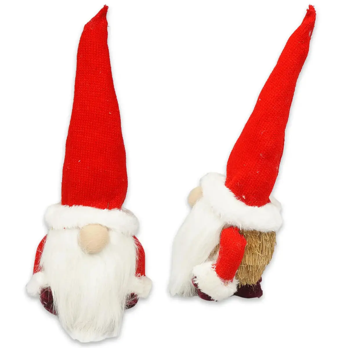 13" Holiday Christmas Red Standing Gnome Outdoor/Indoor Decoration 1