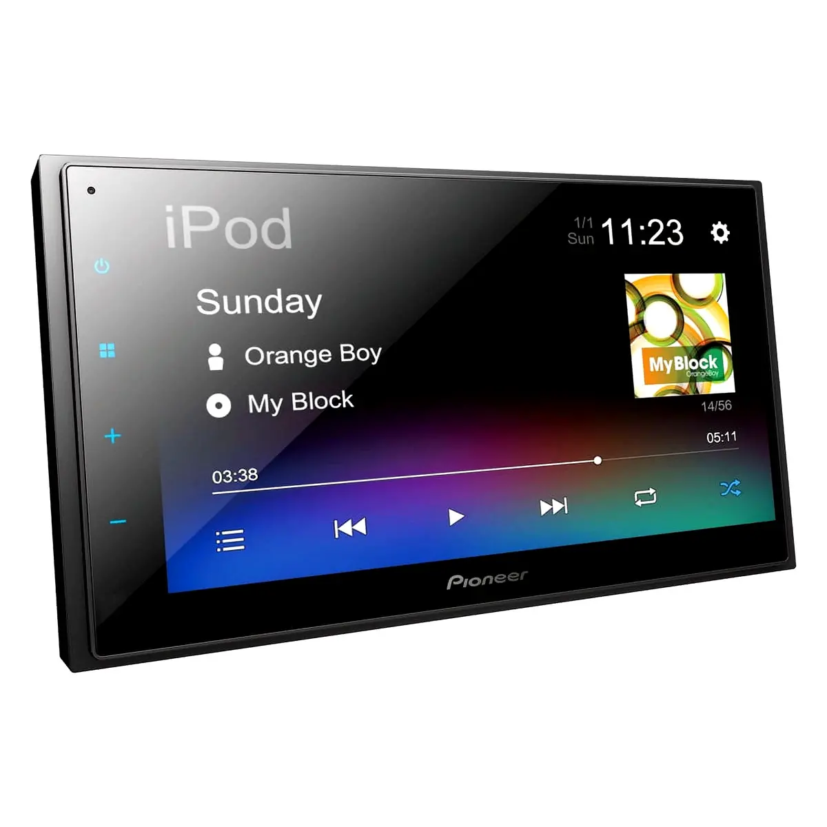 Pioneer Dmh-130Bt Double Din 6.8" Touchscreen Bluetooth Car Stereo Digital Media Receiver 1
