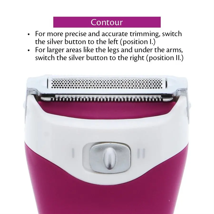 Pure Silk Cpf1-6001-Prw Women's Cordless Battery Operated Wet & Dry Foil Shaver 1