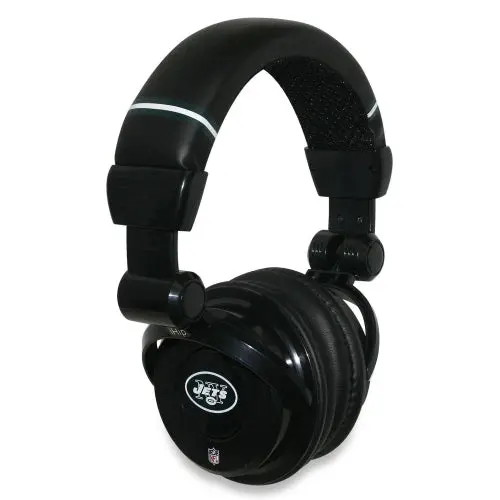 Ihip Nfh26nyj Nfl New York Jets Dj Headphone W/In-Line Mic/Volume 1