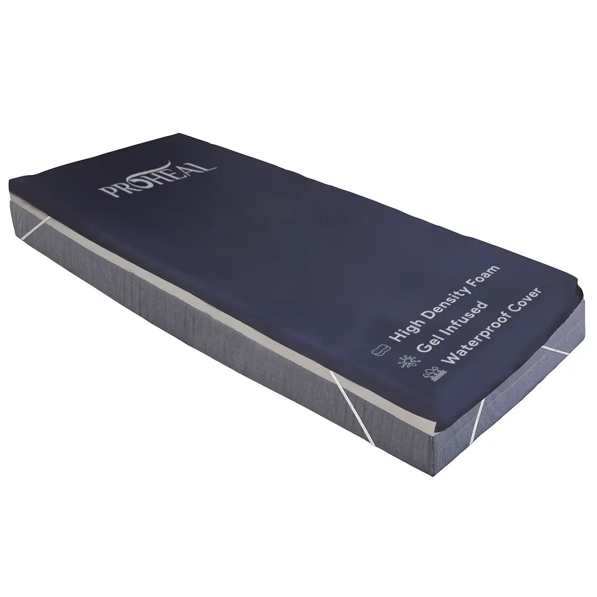 Hospital Bed Gel Topper - Bed Sore Prevention - 34X76x3.5 1