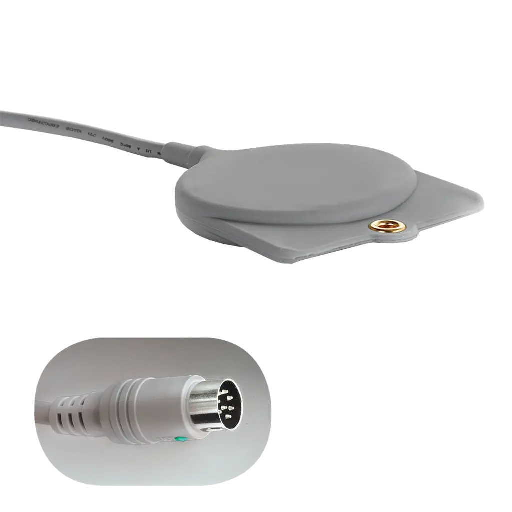 Grey Gericall Call Cord For Jeron, 8-Pin Din 1