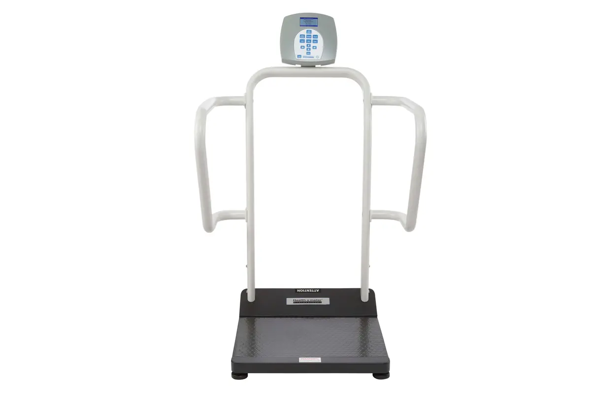 Digital Platform Scale With Extra Wide Handrails 1