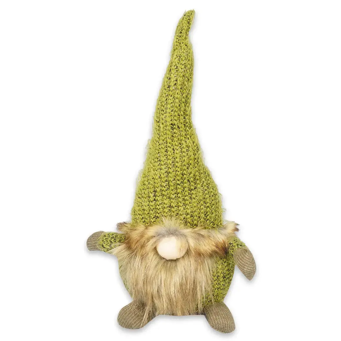 15.7"H Green Holiday Christmas Gnome Indoor/Outdoor Home Decoration 1