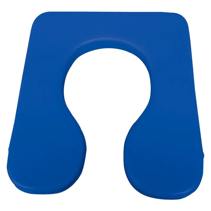 Replacement Deluxe Elongated Open Front Soft Seat In Blue 1