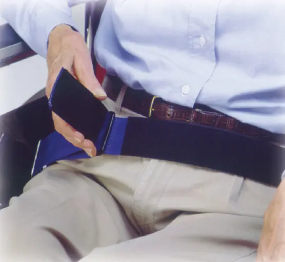 Resident-Release Nylon Wheel Belt, W/Res.-Friendly Buckle, 42" 42"L X 2"W Ea 1