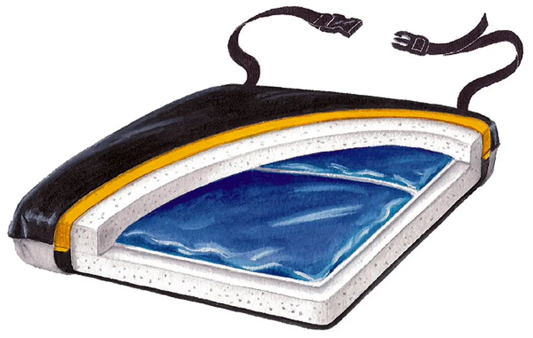 Econo-Gel 20" Cushion Vinyl Cover 20"W X 16"D X 2"H Ea 1