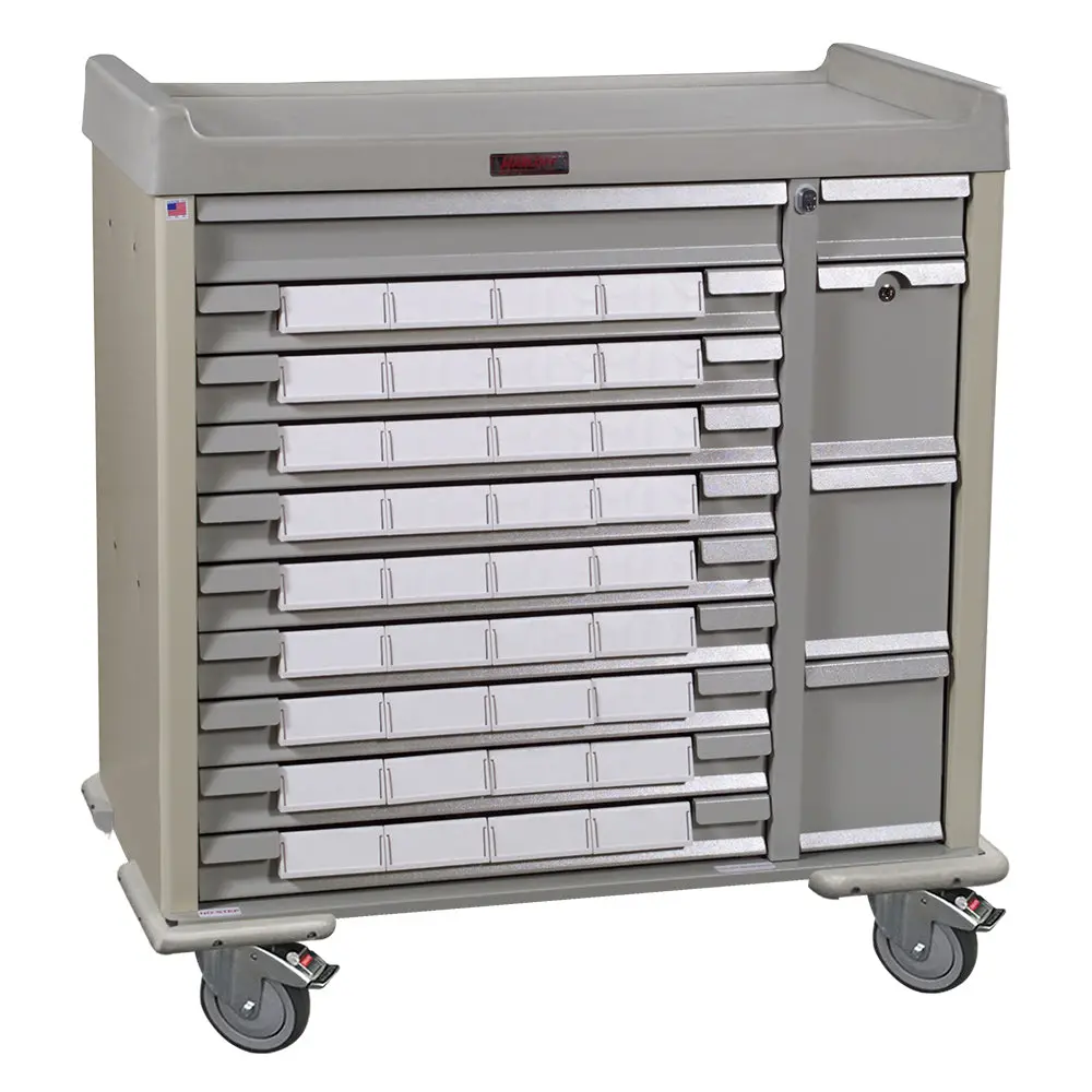 Standard Line 36 Med-Bin Cart High Gloss Finish Light Blue 1
