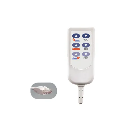 Hd2 Bed Control For Joerns, 8-Pin Rj45, 6 Button 1