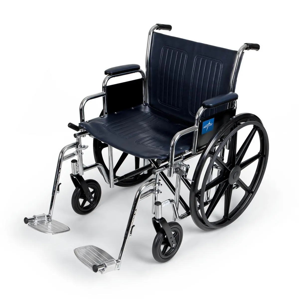 Excel  Heavy Duty Wheelchair 22" Width With Elevating Legrest 1