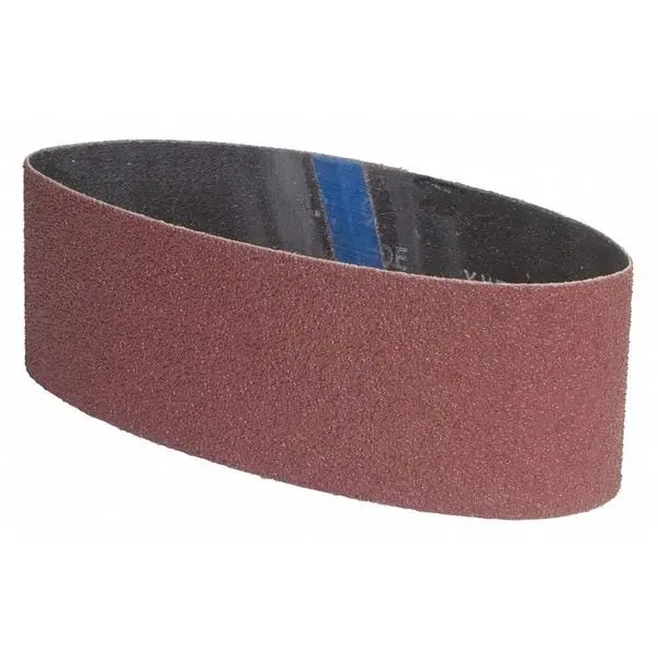 Sanding Belt, Coated, 3 In W, 21 In L, P80 Grit, Coarse, Aluminum Oxide, Yp0998w, Brown 1
