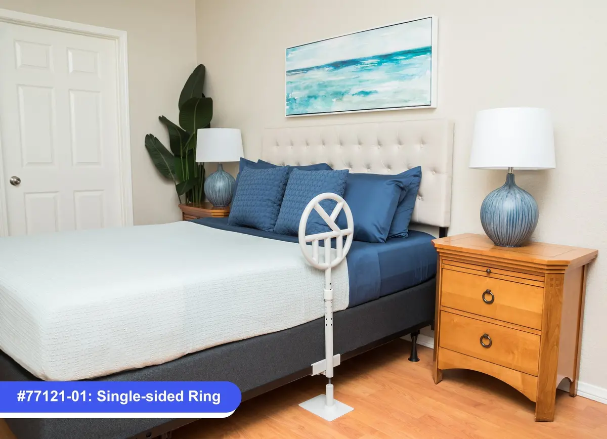 Alc Single-Sided Halo Safety Ring For Traditional Metal L-Frame, Boxspring And Mattress Beds (Twin To Queen Sizes) 1