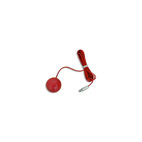 Red Nylon Pullcord W/Red Ball & 10V Connector 6Ft Red Nylon Cord 1