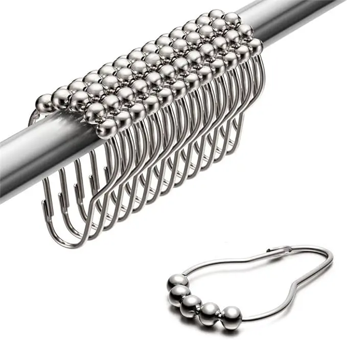 Stainless Steel Shower Curtain Hooks 1