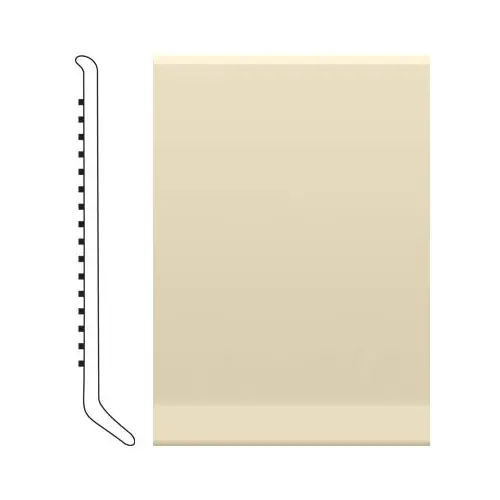 Roppe - 6 Inch 0.080 Vinyl Cove Base Almond 1