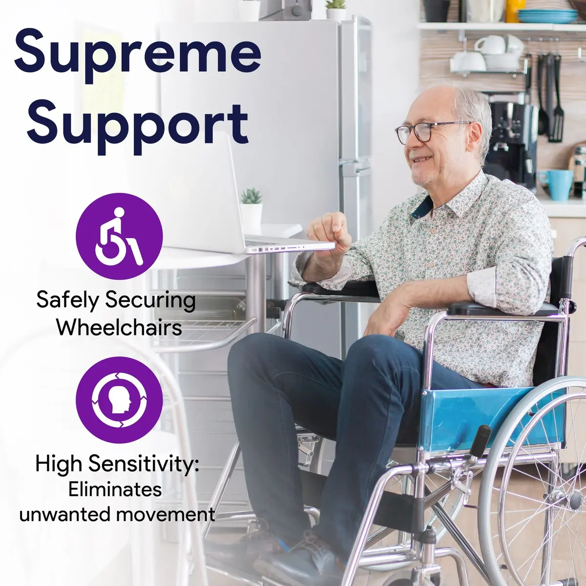 Wheelchair Brakes - Heavy-Duty Wheelchair Parts And Accessories - Right Wheel 2
