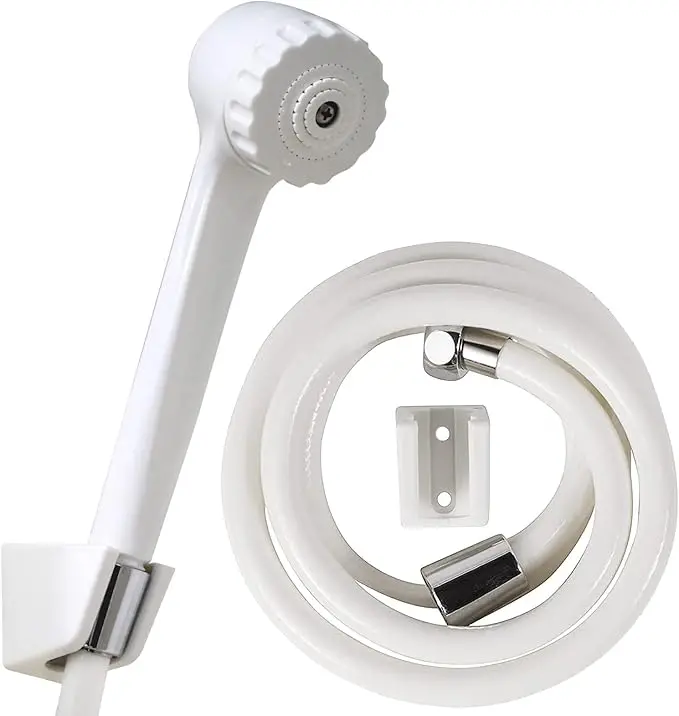 Healthsmart Modern Handheld Shower Head With 6 Foot Hose, Detachable, Unfinished 1