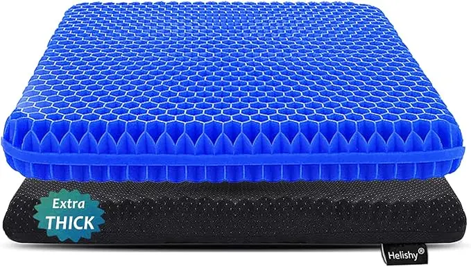 Gel Seat Cushion For Long Sitting, Extra Thick Gel Cushion For Wheelchair Soft Chair Pads Cushion 1