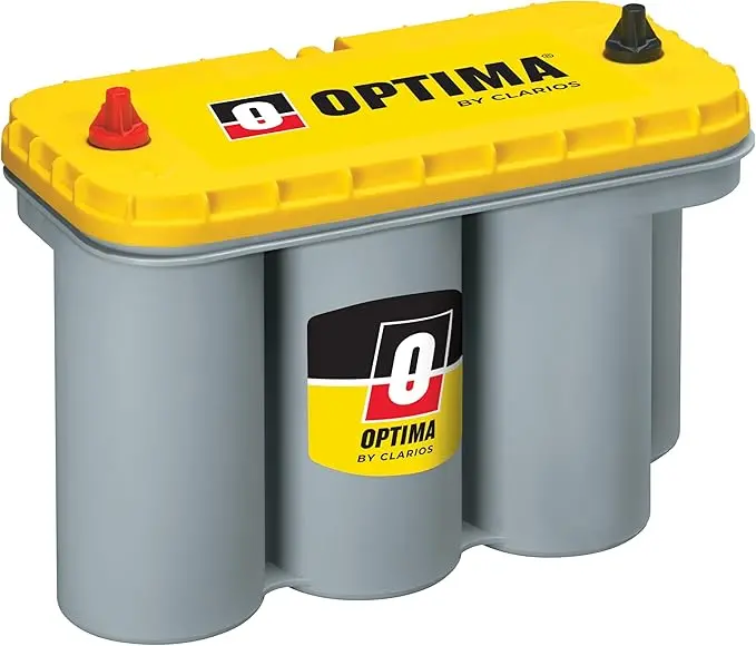 Optima Batteries High Performance D31t Yellowtop Dual Purpose Sealed Agm Car, Truck And Suv Battery, 900 Cca, Maintenance Free, Versitile Mounting 1