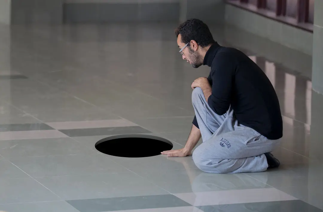 Dark Hole Instant Window
Removable Adhesive Decal 1