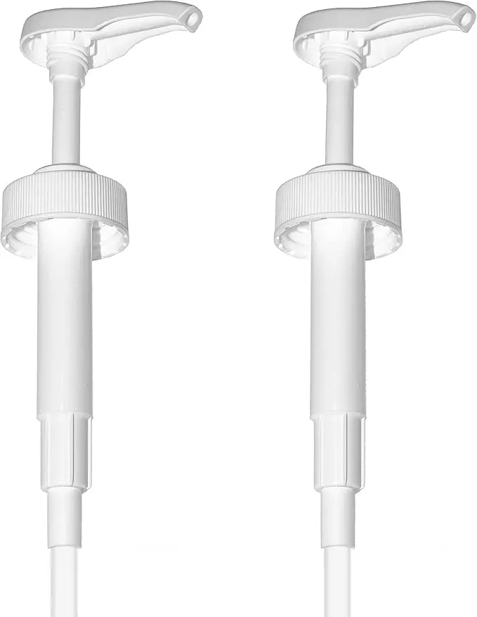 Gallon Pump Dispenser - For Plastic Or Glass Bottles – Heavy-Duty Leak Proof For Commercial And Household Use - Plastic Pump For Gallon Jug – Non-Bpa Plastic (Pack Of 2) 1