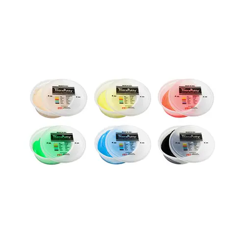 Theraputty Exercise Putty Set (6 Pieces), 4 Ounce - 1 Of Each 1