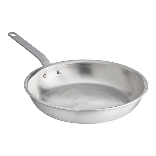 12" Aluminum Fry Pan With Natural Coating And Plated Handle 1