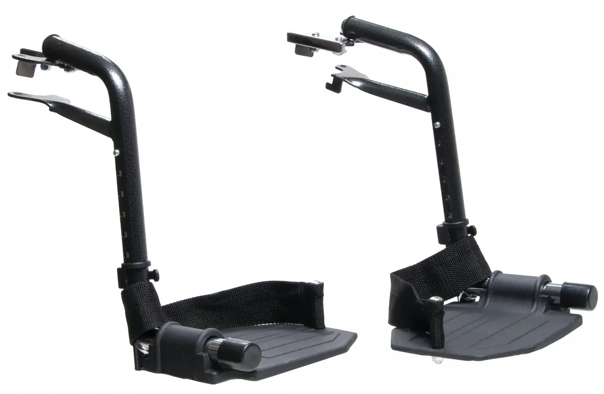 Footrest With Aluminum Footplate-Pair 1
