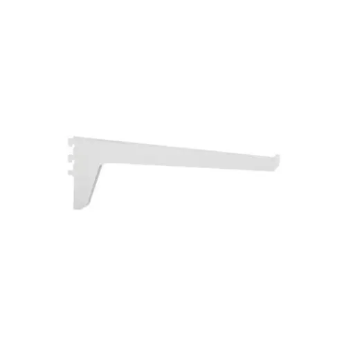 185 Series 12" Double Slotted Shelf Bracket White Knape And Vogt 185 Wh 12 1