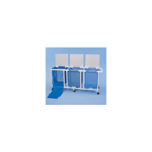 Standard Triple 33 Gallon Hamper With Foot Pedal 1