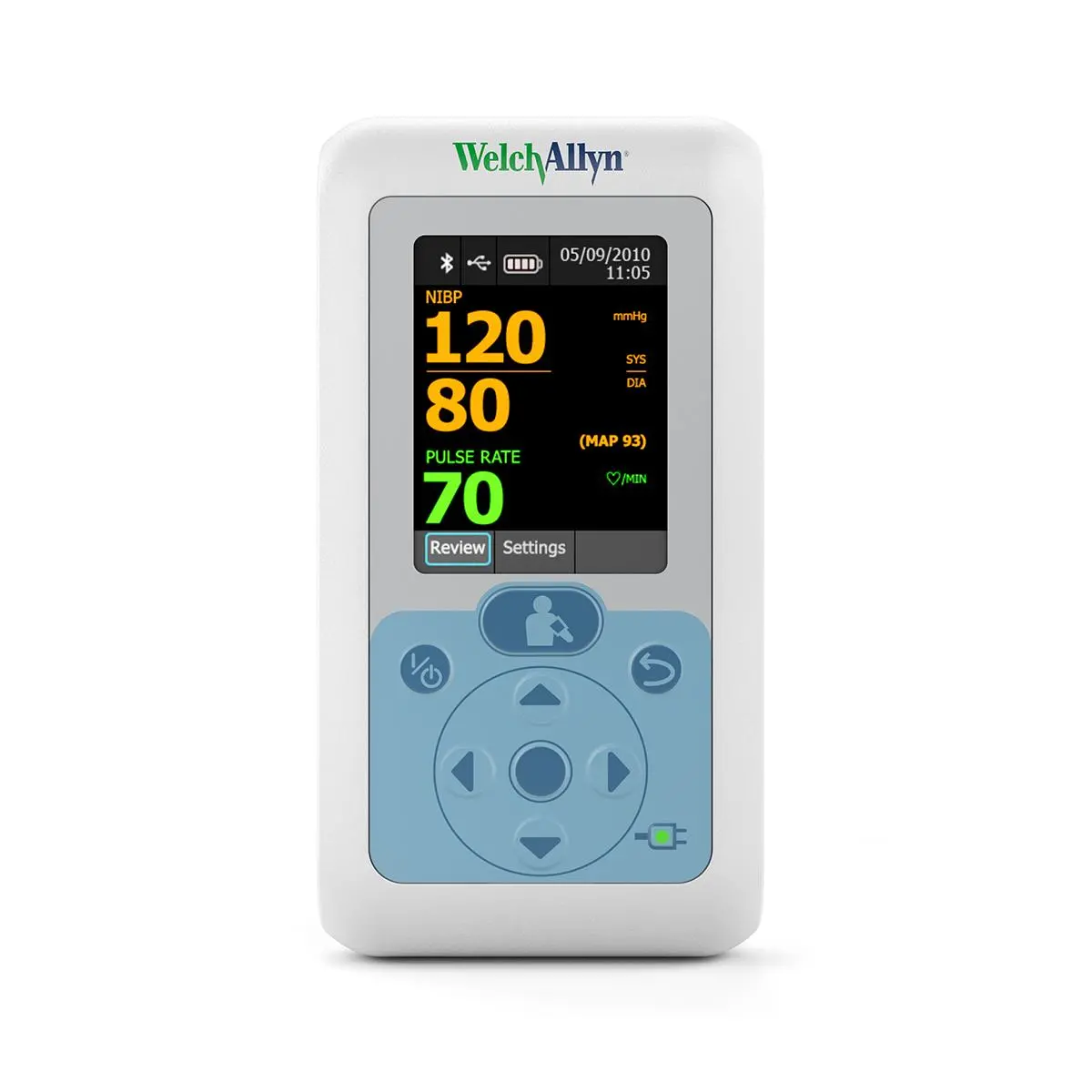 Welch Allyn Connex Probp 3400 Digital Blood Pressure Device With Pulse Rate, Map; Mobile Stand; Lithium-Ion (#Batt11) Battery; Iec Plug Type-A 1