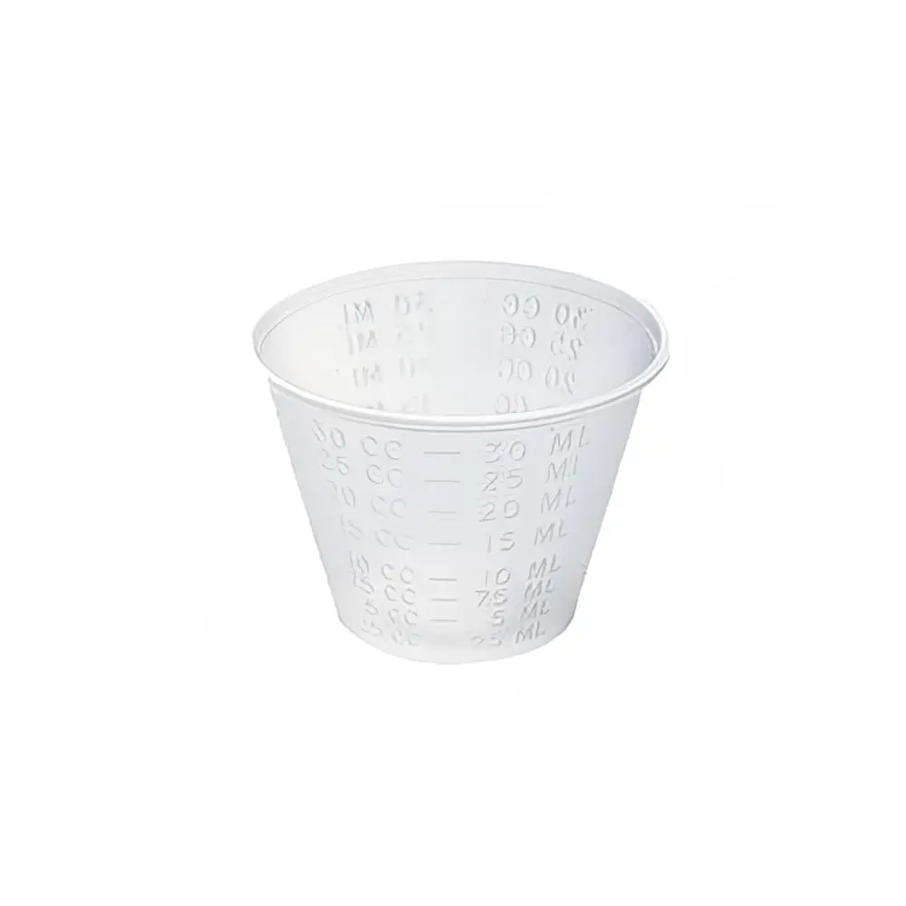 Strong 1 Oz Medicine Cup W/ Gradations - Polypropylene, Translucent 1