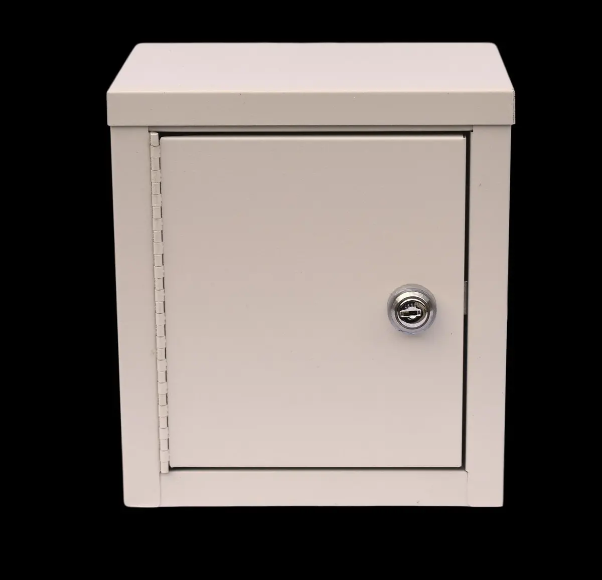 Mini Double Door Economy Narcotic Cabinet (9”H X 8”W X 5 5⁄8”D) 1