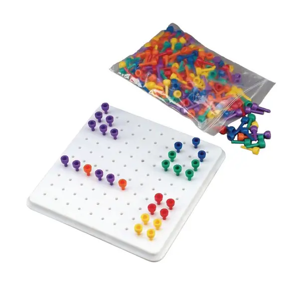Multi-Colored Beaded Pegs - 300 Pegs 1