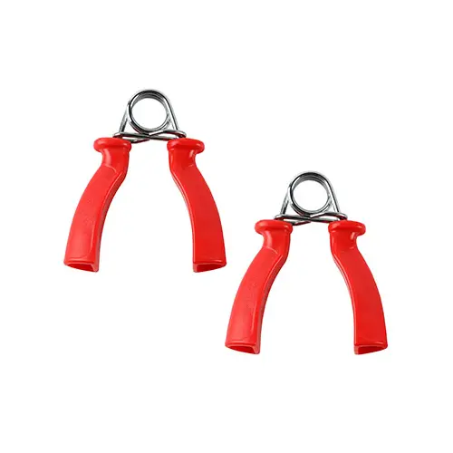 Fixed Resistance Hand Grip, Medium, Red, Pair 1