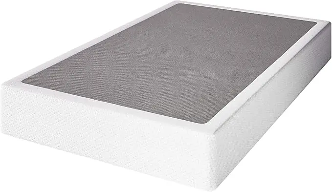 Twin-Box-Spring, 9 Inch Metal Twin-Size Box-Spring Only, Heavy Duty Box Spring Twin With Fabric Cover, Easy Assembly, Non Slip, Noise Free 1